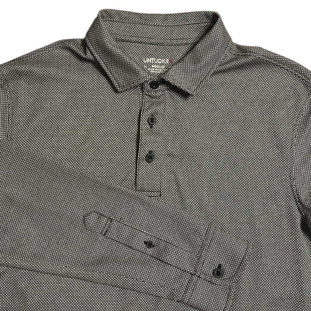 UNTUCKit Men's Medium Long Sleeve Shirt Wrinkle-Free Cotton Button Down Black
BB - Picture 13 of 16